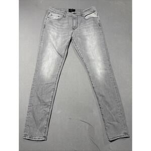 Represent Jeans Distressed Denim Acid Grey Made In Italy Sz 32